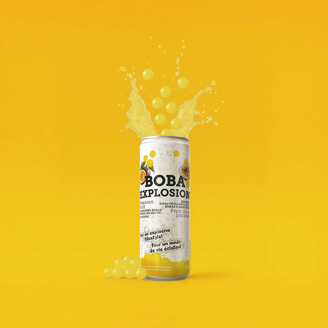 Boba explosion fruit de la passion