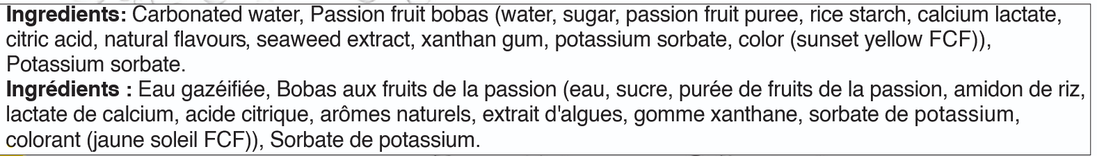Boba Explosion - Fruit de la passion